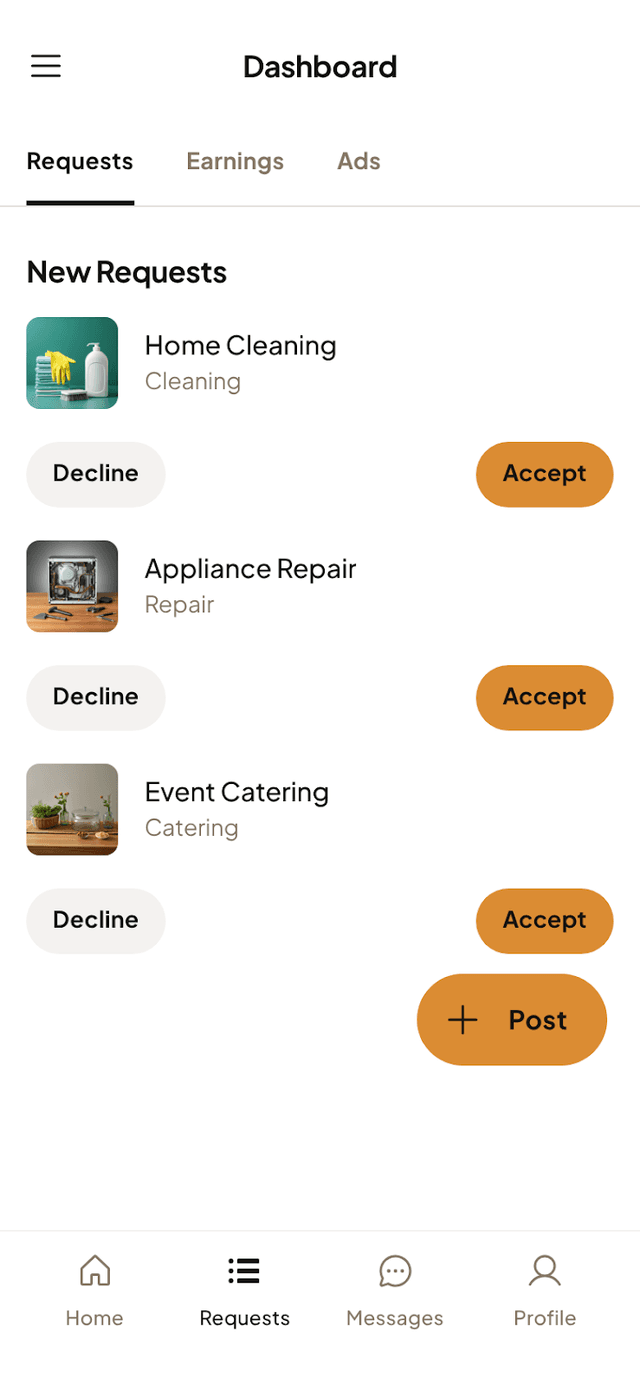 Vendoh Vendor Dashboard